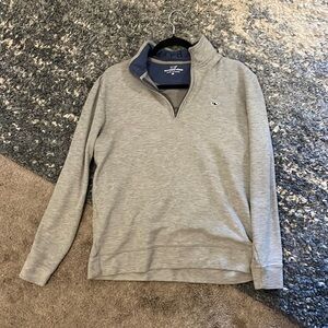 Vineyard vines gray quarter zip